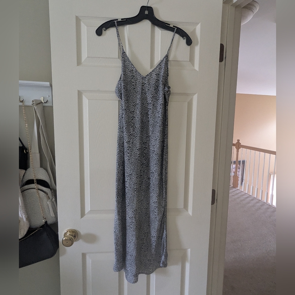 Women's a new day Leopard Print Spotted Slip Midi Dress